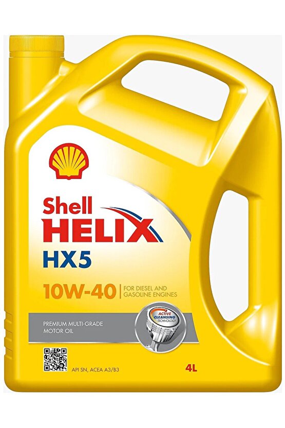 Helix HX5 SN 10W-40 4 Litre Motor Yağı 4 ADET