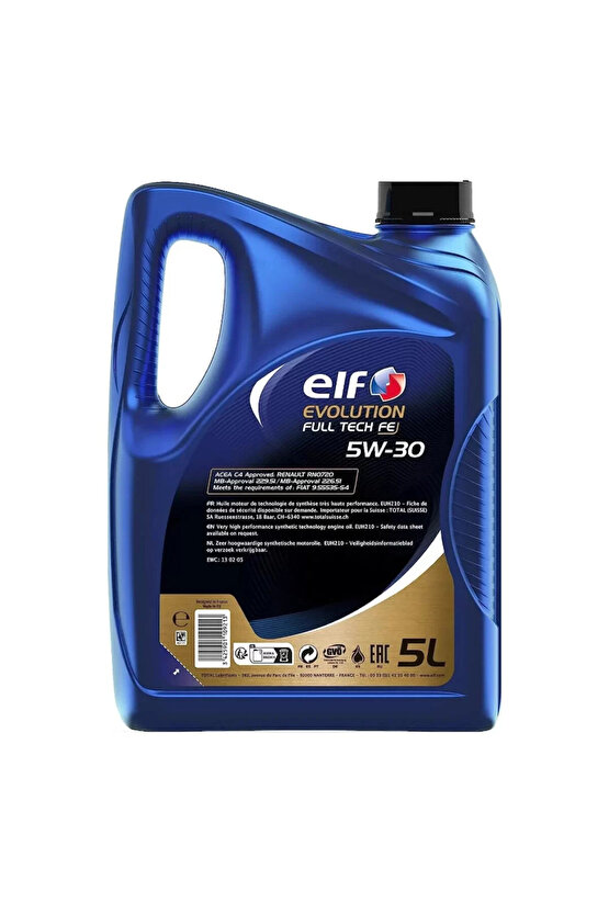Motor Yağı Evolutıon Fulltech Fe 5w30 3b 5 Litre Elf