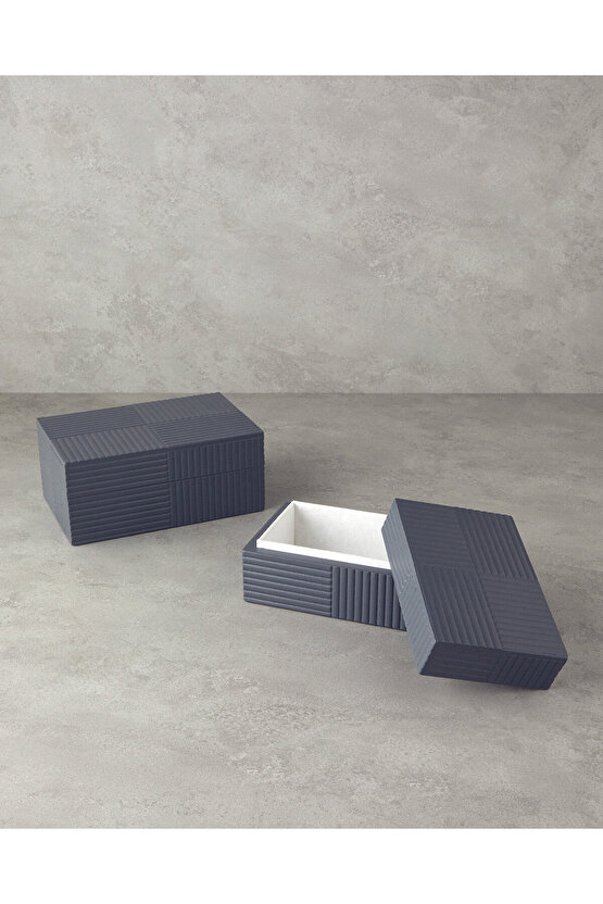 Talia Mdf Dekoratif Kutu Antrasit