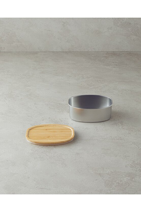 Nador Paslanmaz Çelik Lunch Box 550 ml Silver