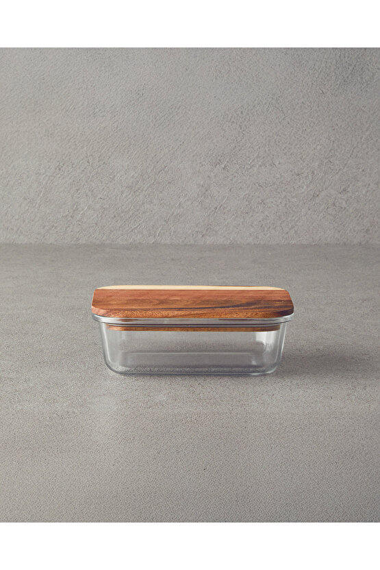 Mile Borosilikat Saklama Kabı 1040 ml Şeffaf