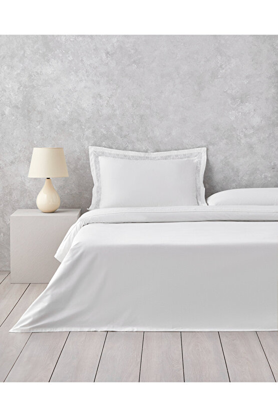 Imperial Lace Güpürlü Oxford King Size Nevresim Takımı 240x220 cm Beyaz