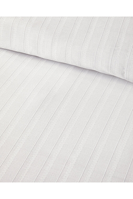 Diamond Tek Kişilik Nevresim Takımı Beyaz