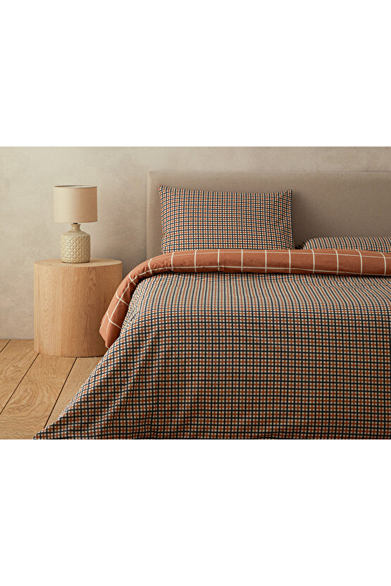 Wındsor Kolay Ütülenir Çift Kişilik Nevresim Takımı 200x220 Cm Terracotta