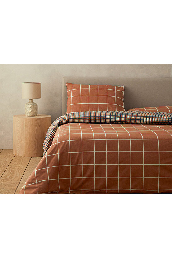 Wındsor Kolay Ütülenir Çift Kişilik Nevresim Takımı 200x220 Cm Terracotta