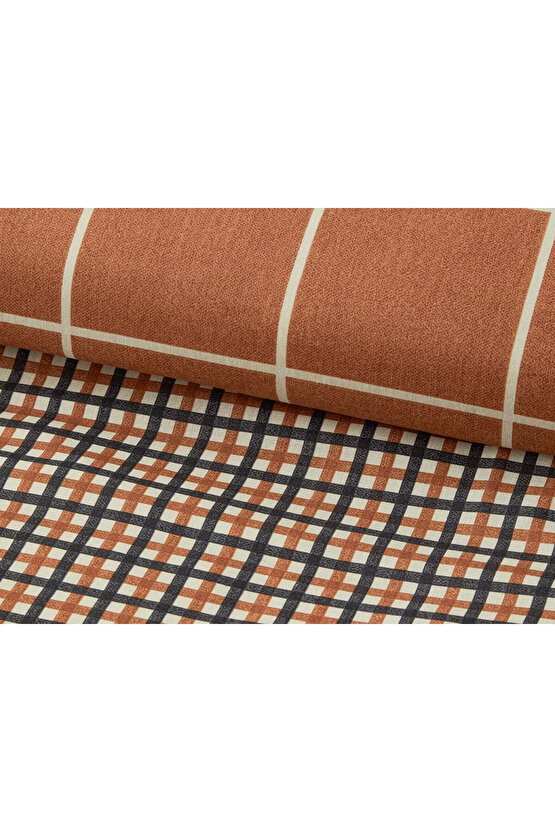Wındsor Kolay Ütülenir Çift Kişilik Nevresim Takımı 200x220 Cm Terracotta
