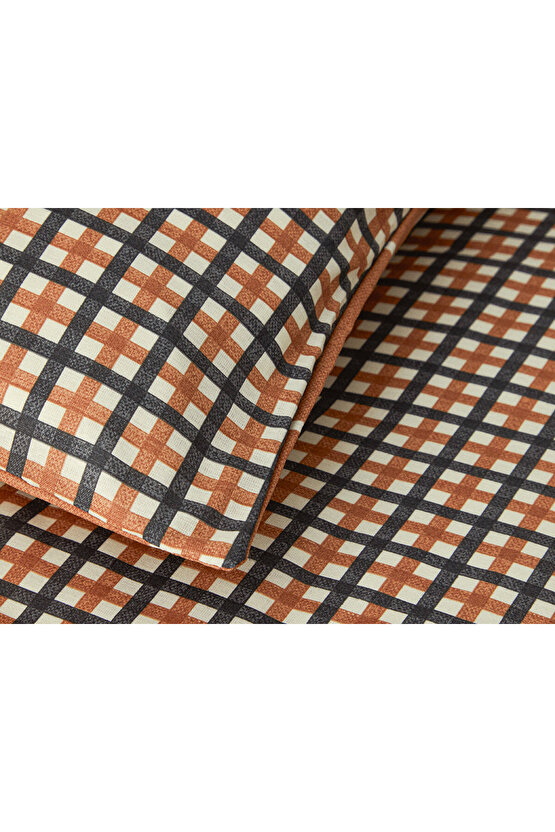 Wındsor Kolay Ütülenir Çift Kişilik Nevresim Takımı 200x220 Cm Terracotta