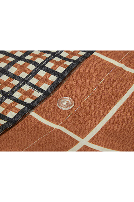 Wındsor Kolay Ütülenir Çift Kişilik Nevresim Takımı 200x220 Cm Terracotta