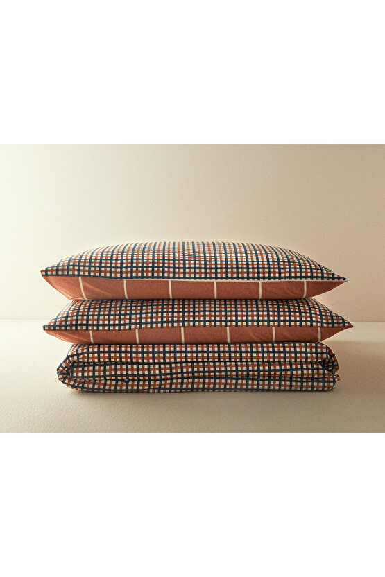 Wındsor Kolay Ütülenir Çift Kişilik Nevresim Takımı 200x220 Cm Terracotta