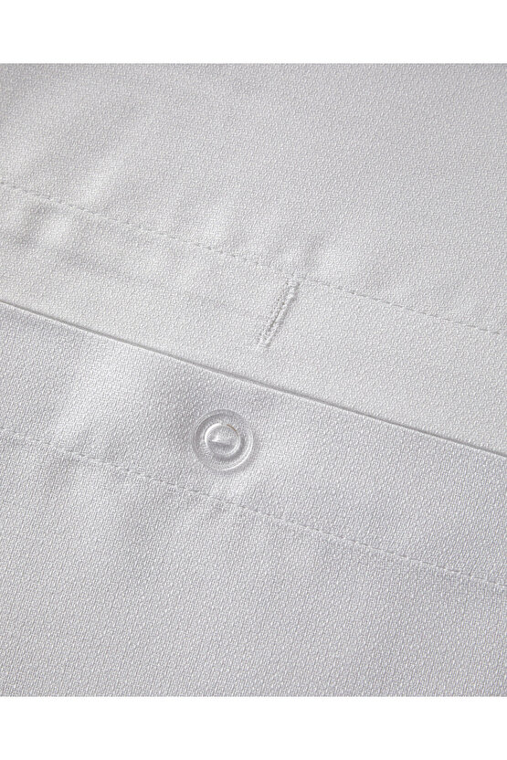 Belleza Krep Super King Nevresim Takımı 260x220 cm Mavi-Turuncu