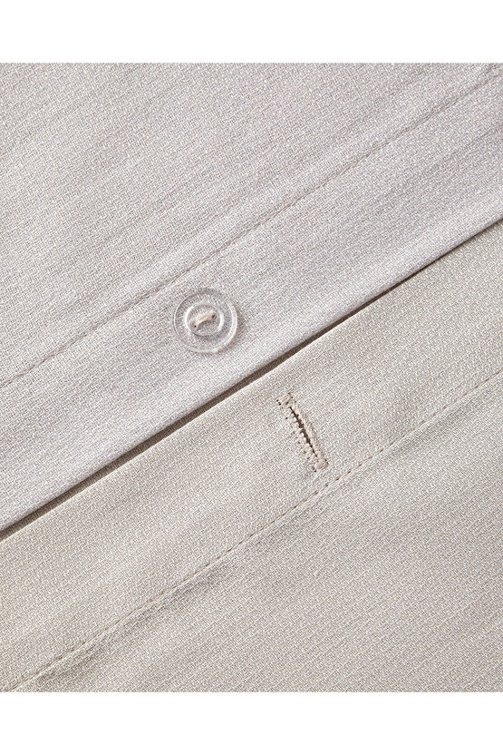 Harmony Garden Krep King Size Nevresim Takımı 240x220 cm Su Yeşili