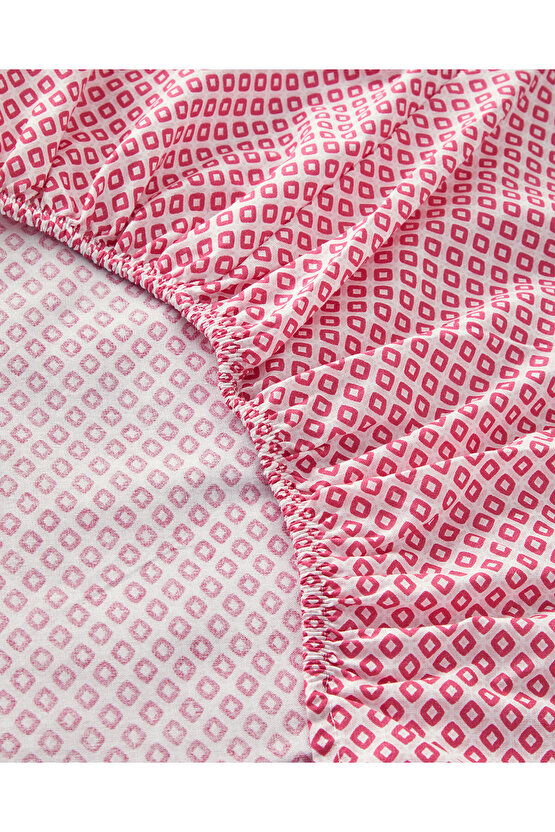 Rosey Violen Çift Kişilik Nevresim Takımı Pembe