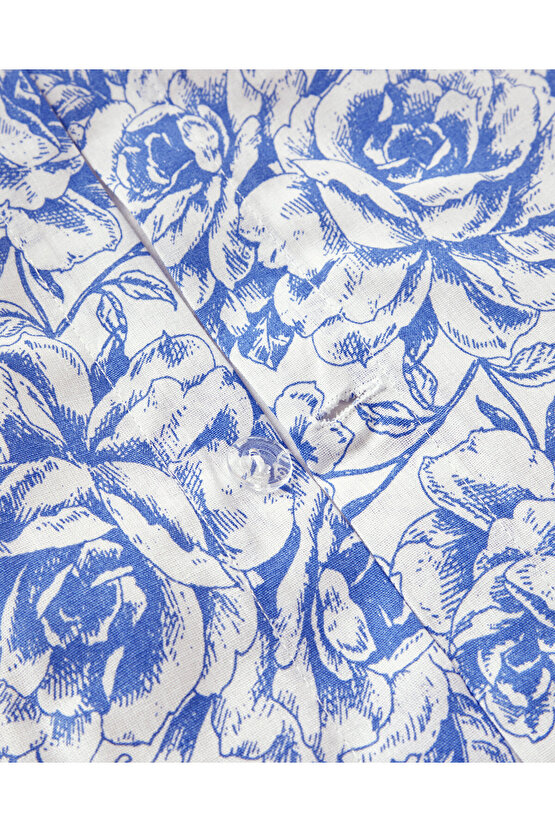 Rosey Violen King Size Nevresim Takımı Mavi