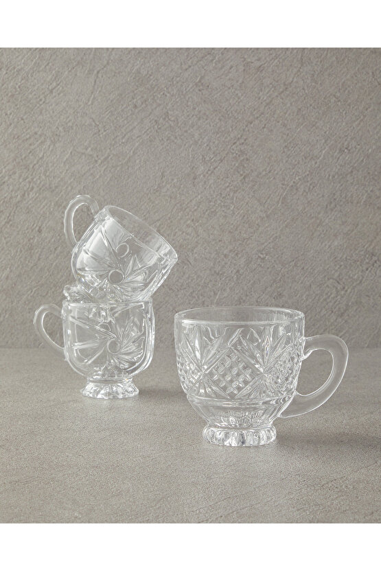 Areca Cam 2li Kupa Şeffaf