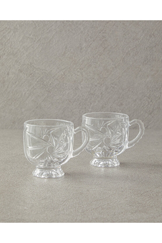 Areca Cam 2li Kupa Şeffaf