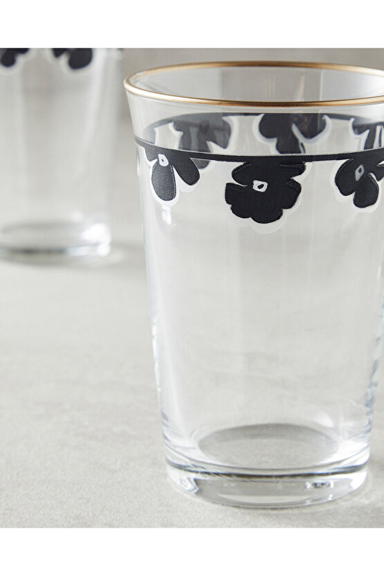 Bohemian 3lü Cam Meşrubat Bardağı 290 ml Siyah