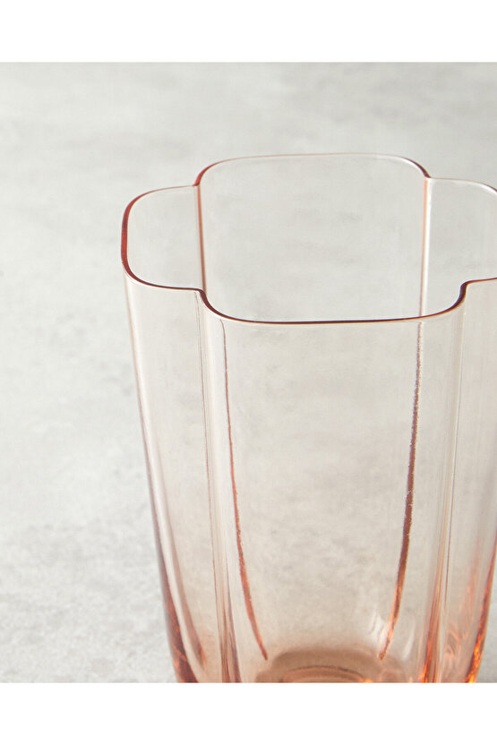 Reina Cam El Yapımı 2’li Meşrubat Bardağı Pudra