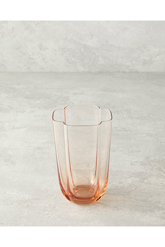 Reina Cam El Yapımı 2’li Meşrubat Bardağı Pudra