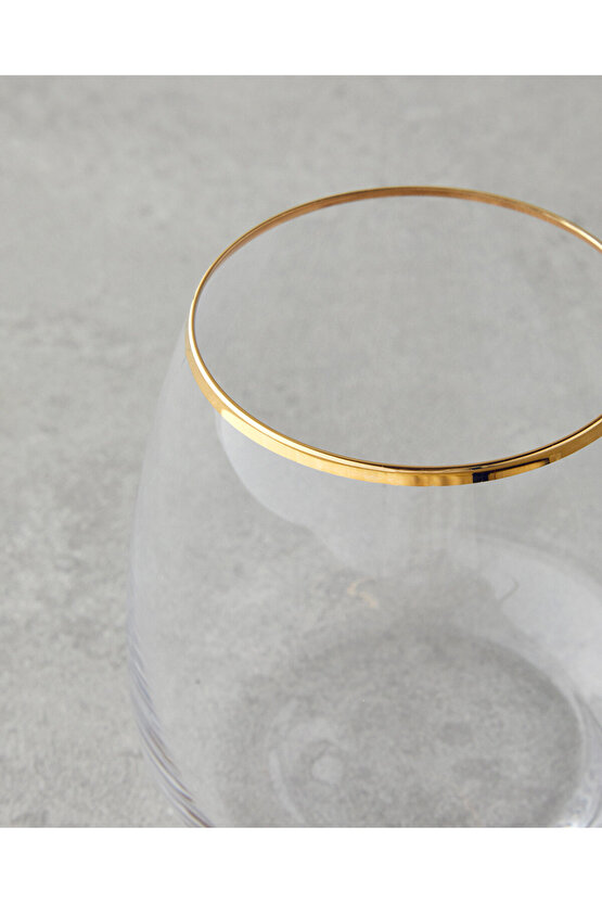 Serenity Kristal 2li Bardak 400 ml Gold