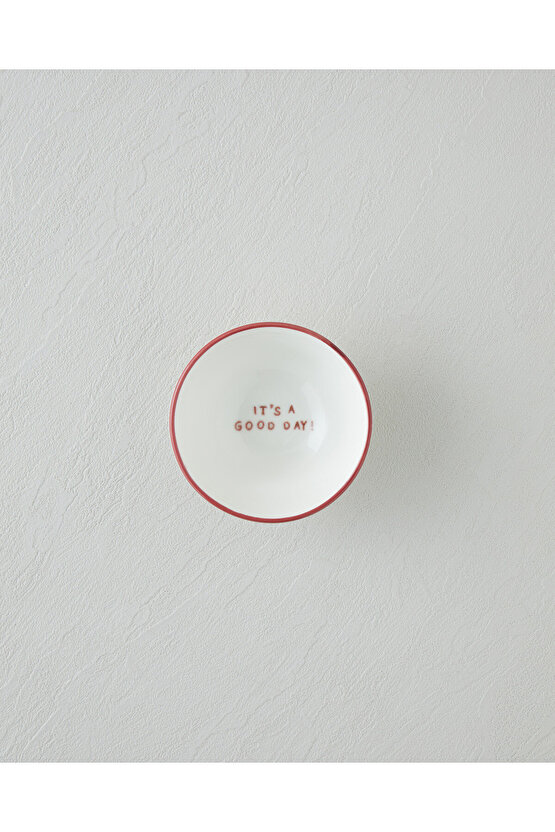 Romance Porselen Kahvaltı Takımı 12 Parça 6 Kişilik Kırmızı-Siyah