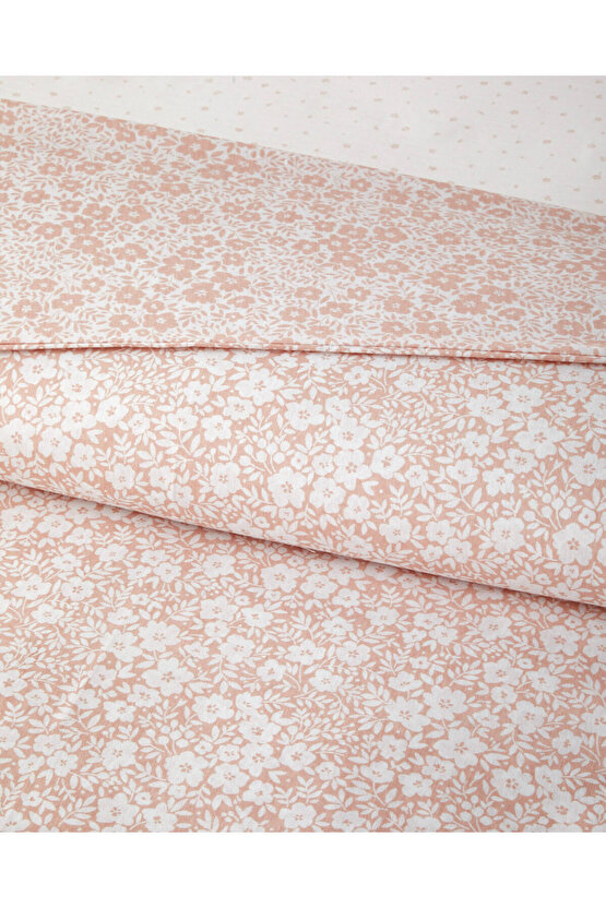 Blossira Kolay Ütülenir Tek Kişilik Çarşaflı Nevresim Takımı 160x220 cm Pembe