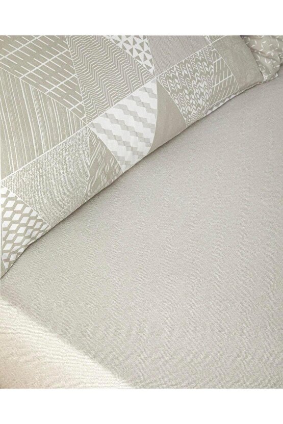 Trio Patch Kolay Ütülenir Çift Kişilik Nevresim Takımı