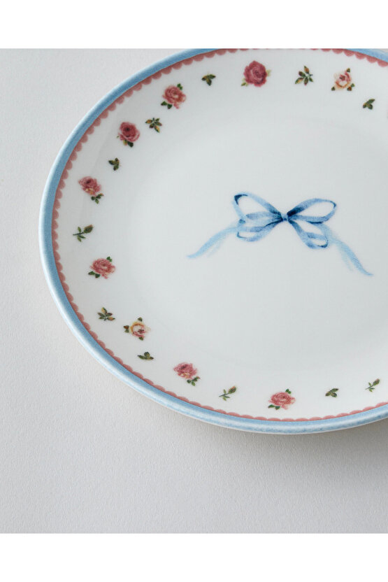 Maze Porselen 6lı Pasta Seti 19 cm Renkli