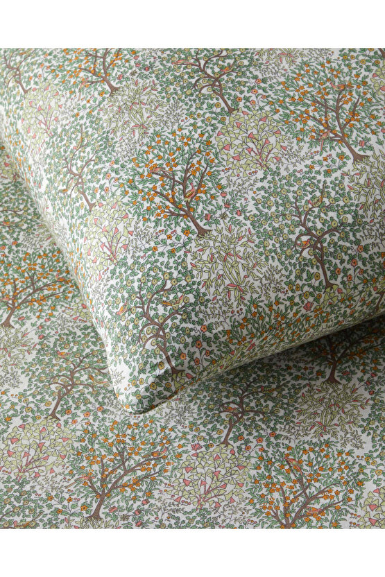 Serenade Kolay Ütülenir Çift Kişilik Nevresim Seti 200x220 cm Yeşil