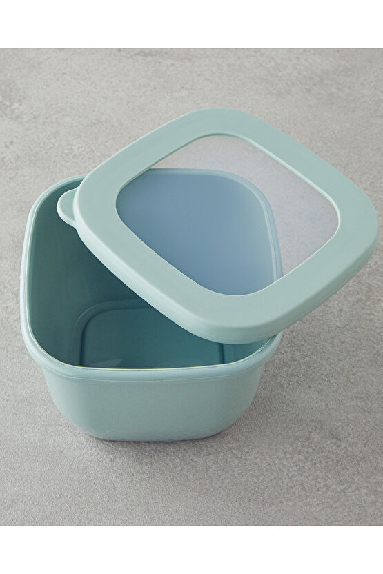 Novia Plastik 3lü Kavanoz 550 ml-1200 ml-1700 ml Açık Yeşil