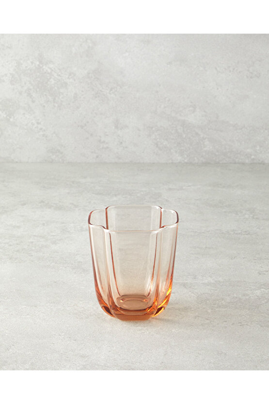 Reina Cam El Yapımı 2’li Meşrubat Bardağı Pudra