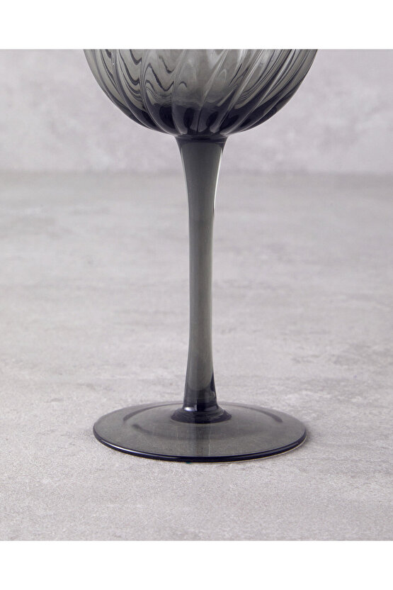 Meghan Cam 2li Kadeh 280 ml Antrasit