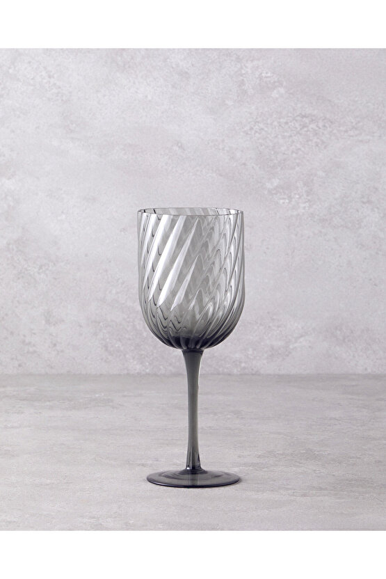 Meghan Cam 2li Kadeh 280 ml Antrasit