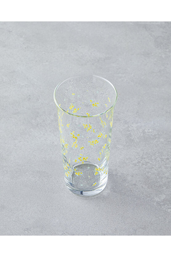 Petal Cam 3lü Bardak 290 ml Sarı