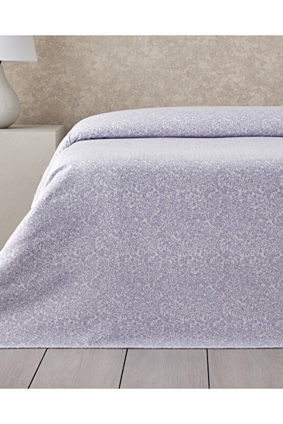 Tımeless Garden Ecosoft Çift Kişilik Pike 200x220 Cm Lila