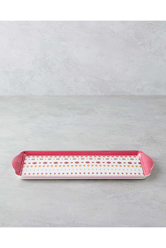 Confetti Melamin Tepsi 37x18 cm Renkli