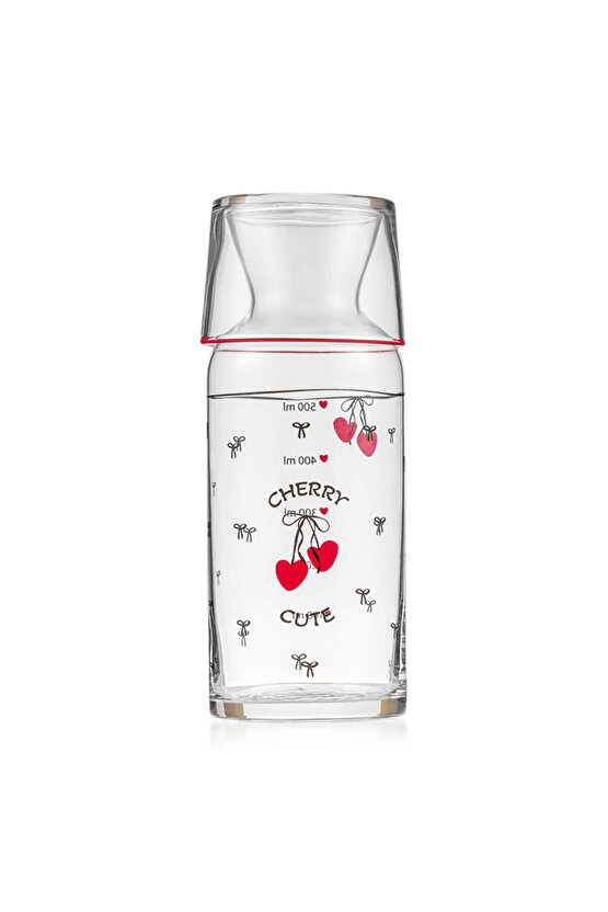 Karişik Baskılı Cam Sürahi 700 ml