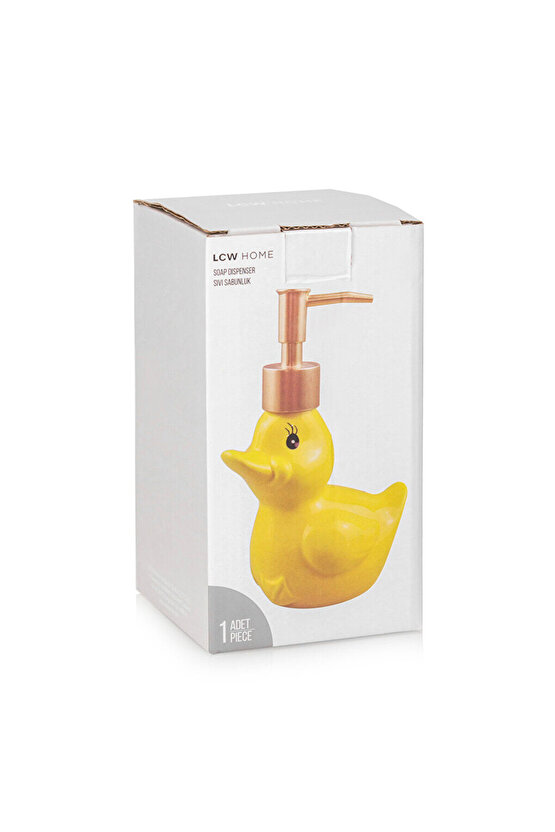 Ördek Figürlü Seramik Sıvı Sabunluk