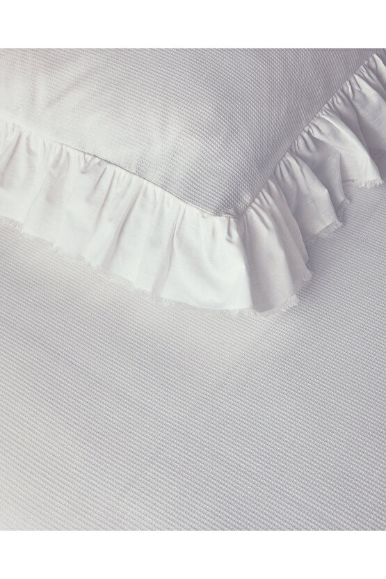 Blaze Tek Kişilik Nevresim Takımı Beyaz