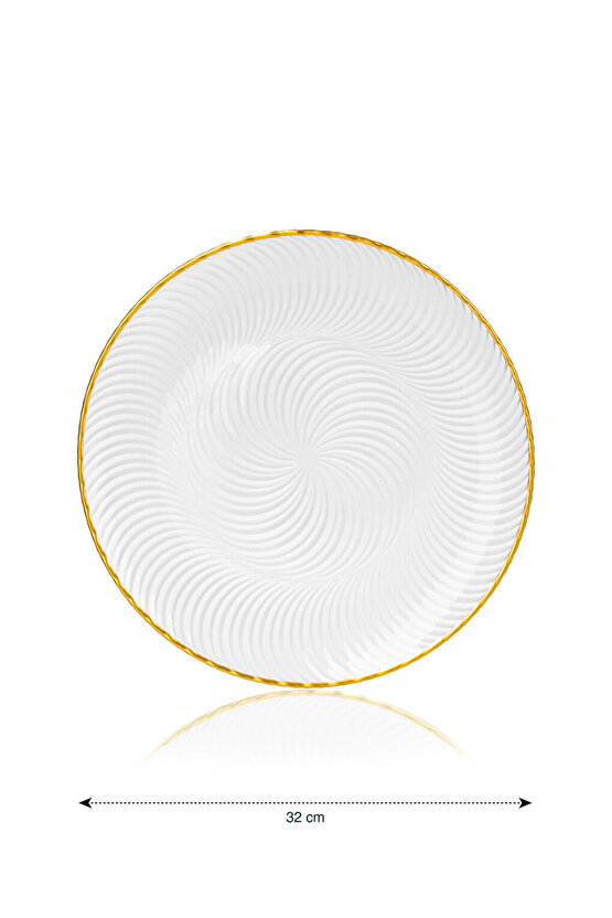 Desenli Cam Tabak 32 Cm - W4IY22Z8