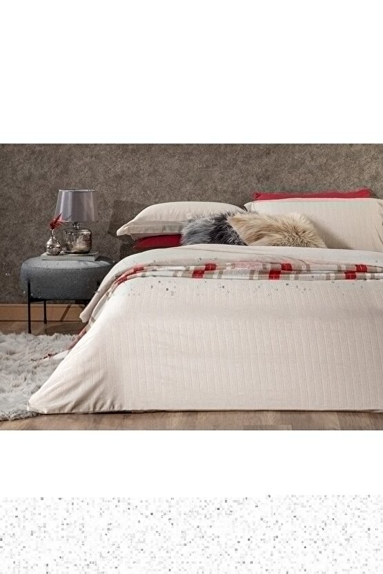 Elegant Gleam Shiny Ipliği Boyalı Tek Kişilik Nevresim Takımı 160x220 Cm Gold