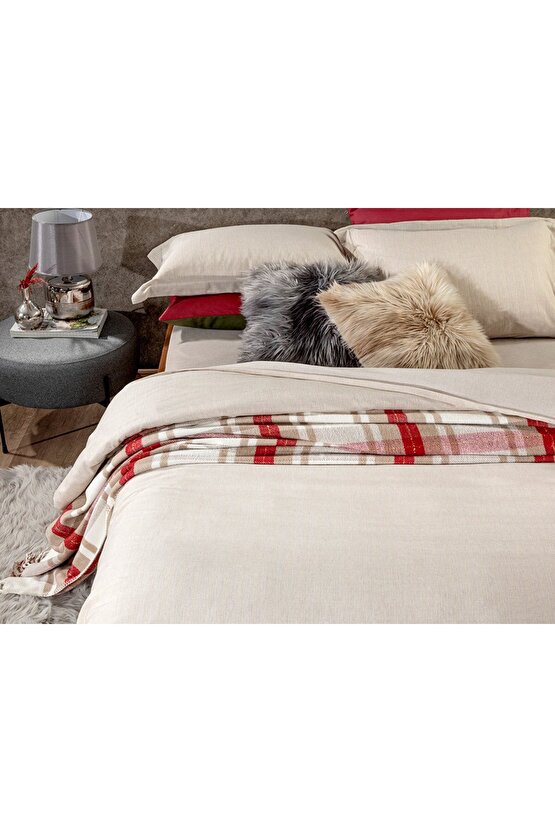 Elegant Gleam Shiny Ipliği Boyalı Tek Kişilik Nevresim Takımı 160x220 Cm Gold