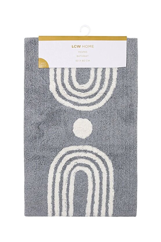 LCW HOME Desenli Banyo Paspası 50x80 Cm