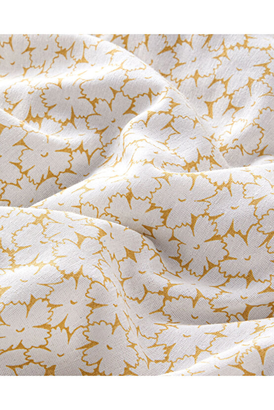 Sweet Violet Kolay Ütülenir Çift Kişilik Çarşaflı Nevresim Takımı 200x220 cm Yağ Yeşili