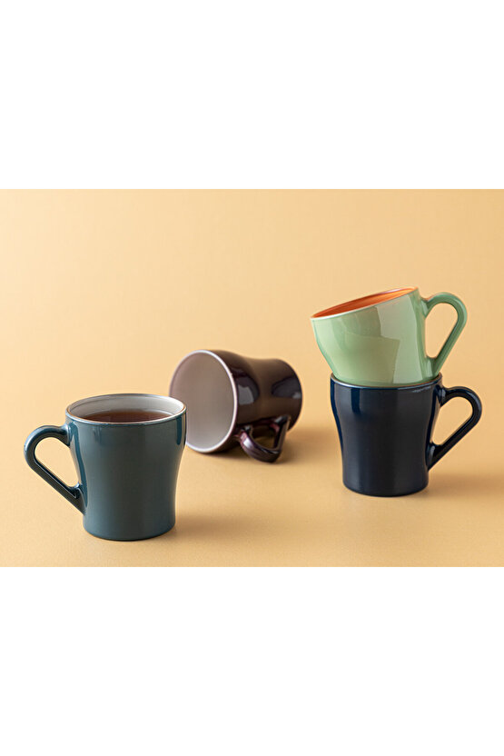 Colorest Cam 2li Kupa 210 Ml Turuncu - Lacivert