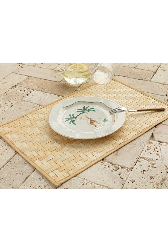 Alami Bambu Amerikan Servis 45x30 Cm Naturel