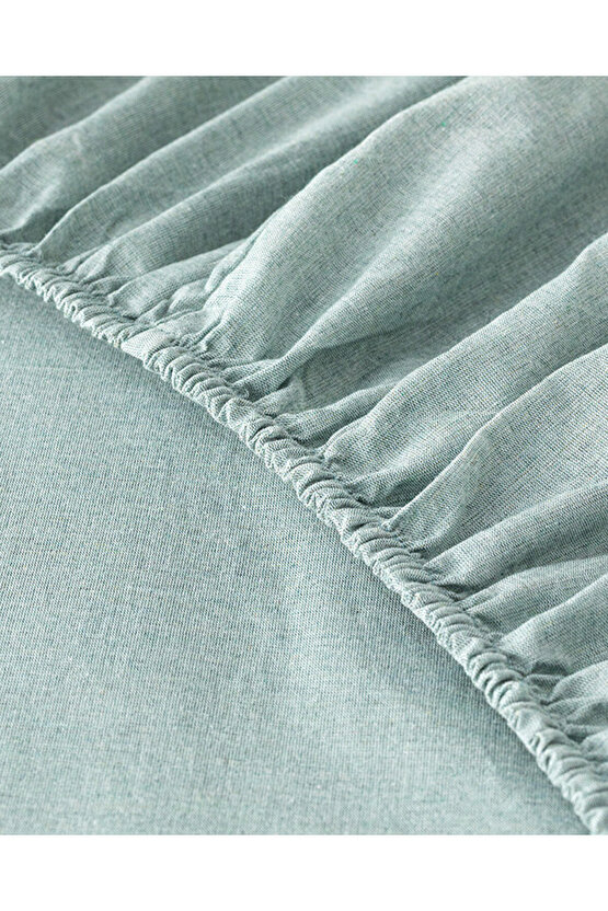 Sweet Spring Dijital Baskılı Çift Taraflı Çift Kişilik Nevresim Takımı Yeşil