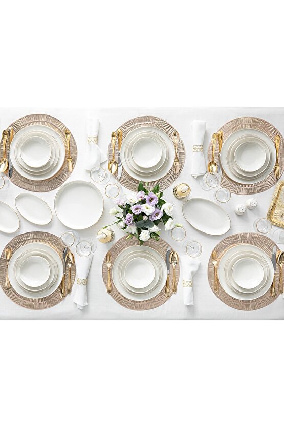 Torino Porselen Tuzluk-biberlik 5,5x5 Cm Gold