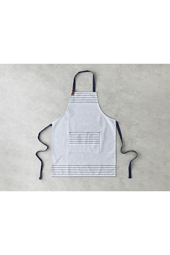 Morgan Pamuk Mutfak Önlüğü Lacivert