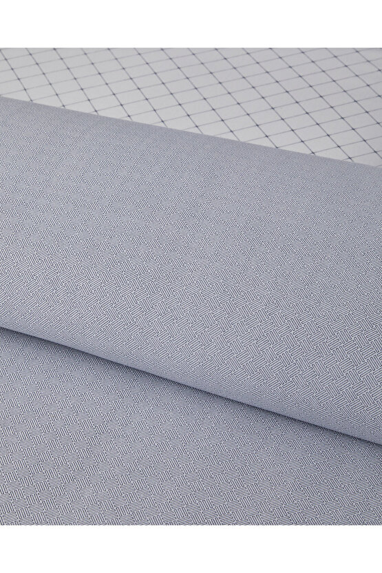 Flowing Stripes Kolay Ütülenir Çift Kişilik Nevresim Takımı 200x220 cm Lacivert