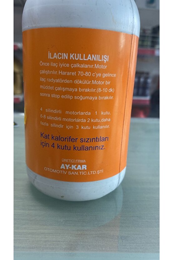 Radyatör Su Kaçak Tıkayıcı 400 Gr